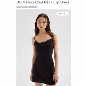 Urban Outfitters Cowl Neck Slip Dress (Brand New, Size L)